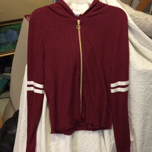 Tank & Hoodie Ribbed Twin Set     Women’s XS/S or Junior's L - Picture 2 of 4